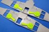 Omask 748123 Bf 109 F/G wheel bay foam plugs (for Zvezda) 1/48